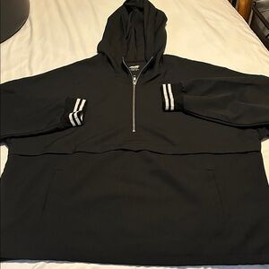 Avia Black Zip Up Shirt